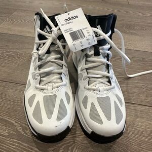 Adidas Gray and White Athletic Shoes with Modern Design